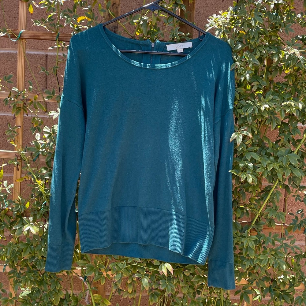 LOFT Blue/Green Sweater